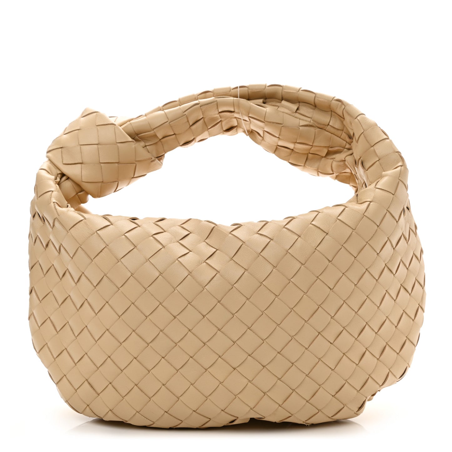 Nappa Intrecciato Teen Jodie Hobo Porridge