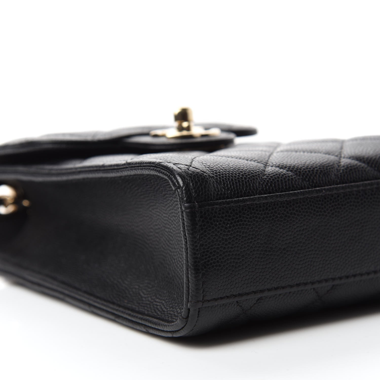 Chanel Caviar Quilted Classic Phone Holder Black 6 of 12