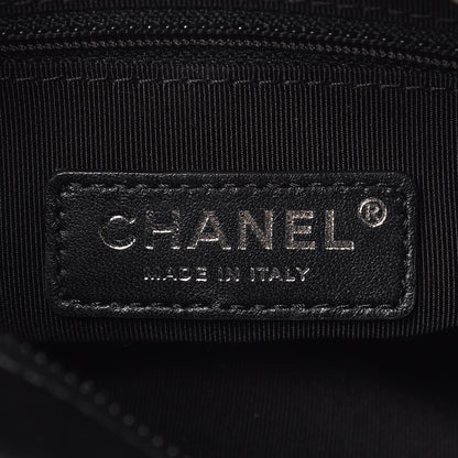 Chanel Aged Calfskin Chevron Quilted Small Gabrielle Hobo So Black 6 of 10