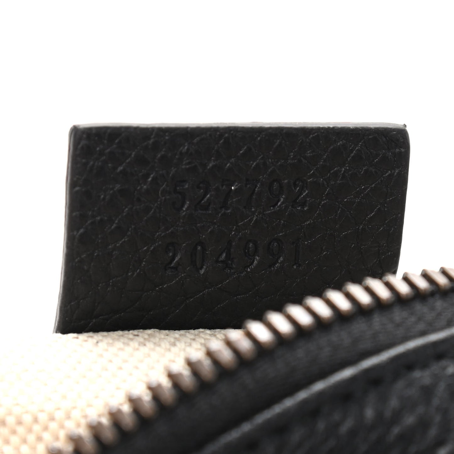 Grained Calfskin Small Logo Belt Bag Black