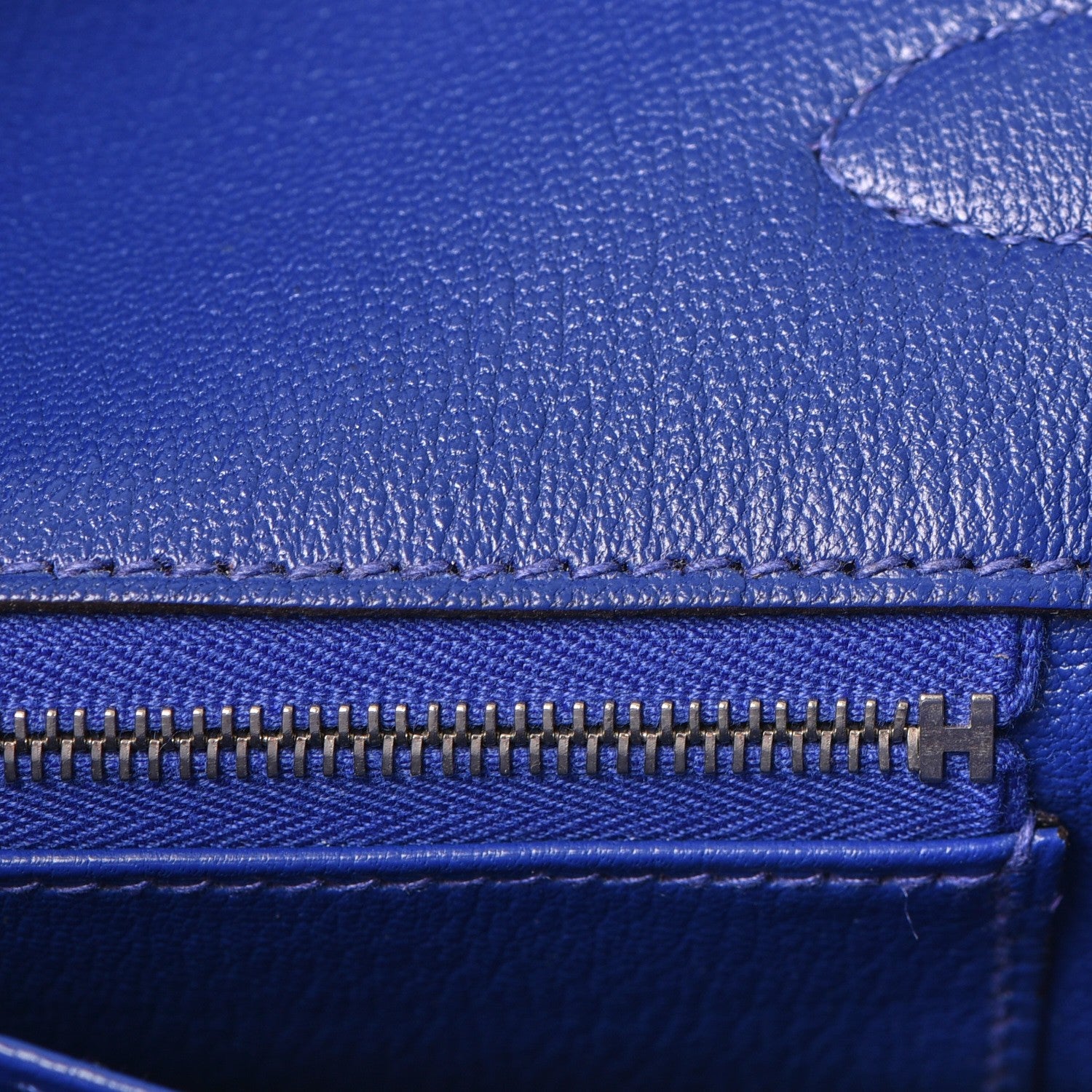 Hermes Togo Birkin 35 Bleu Electrique 18 of 37