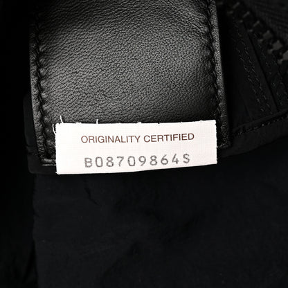 Bottega Veneta Nappa Nylon Intreccio Packable Backpack Black 7 of 10