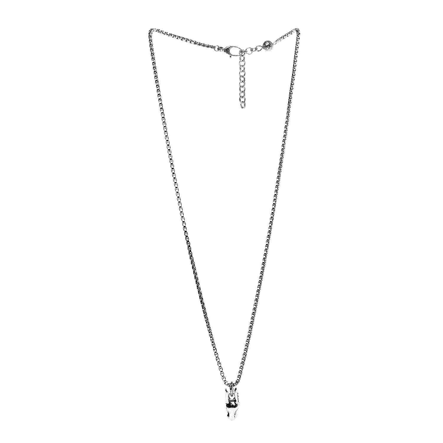 Gucci Sterling Silver Anger Forest Rabbit Head Necklace 3 of 5