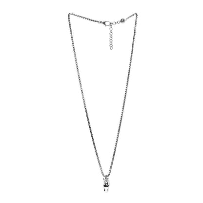 Gucci Sterling Silver Anger Forest Rabbit Head Necklace 3 of 5