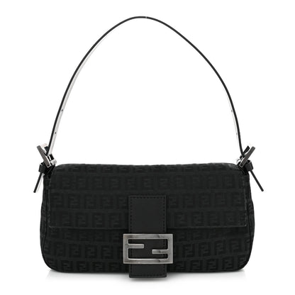 Fendi Zucchino Baguette Black 1 of 11