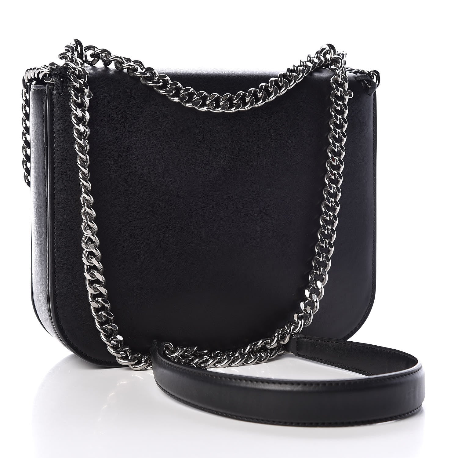 Stella McCartney Eco Alter Nappa Medium Falabella Box Floral Embellished Shoulder Bag Black 3 of 12