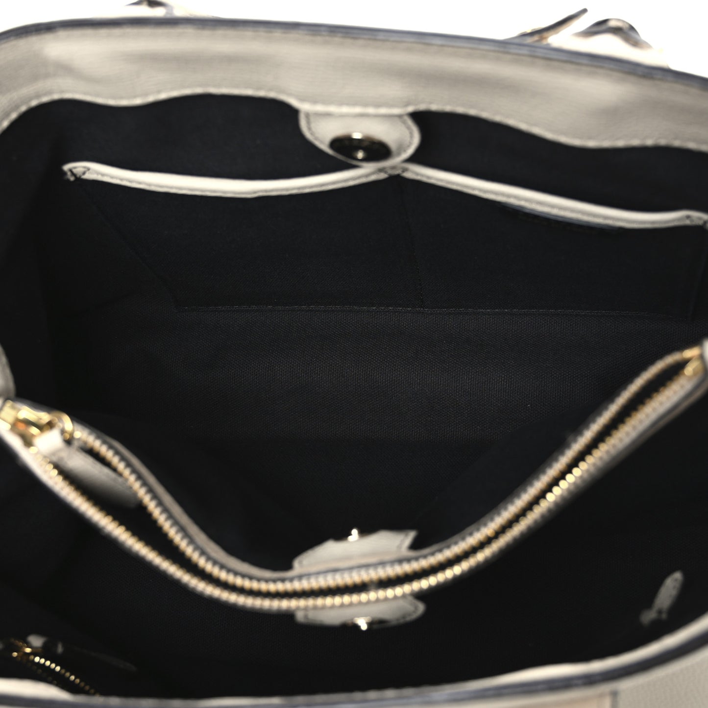 Derby Calfskin House Check Medium Banner Tote Beige Beige