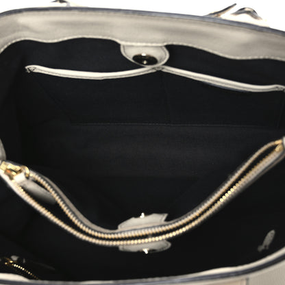 Burberry Derby Calfskin House Check Medium Banner Tote Beige Beige 6 of 21