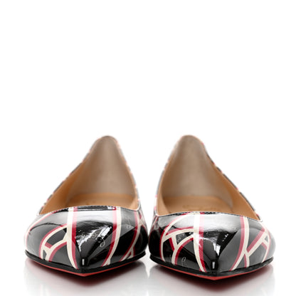 Christian Louboutin Patent Ribbon Ballalla Flats 38 Multicolor 2 of 8