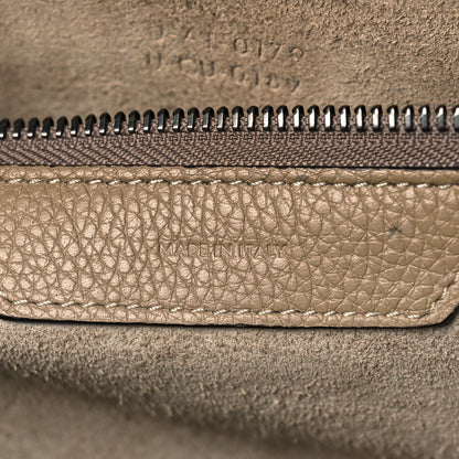 Celine Drummed Calfskin Mini Luggage Dune 6 of 15