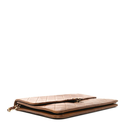 Chanel Lambskin Quilted Medium Single Flap Brown 4 of 11