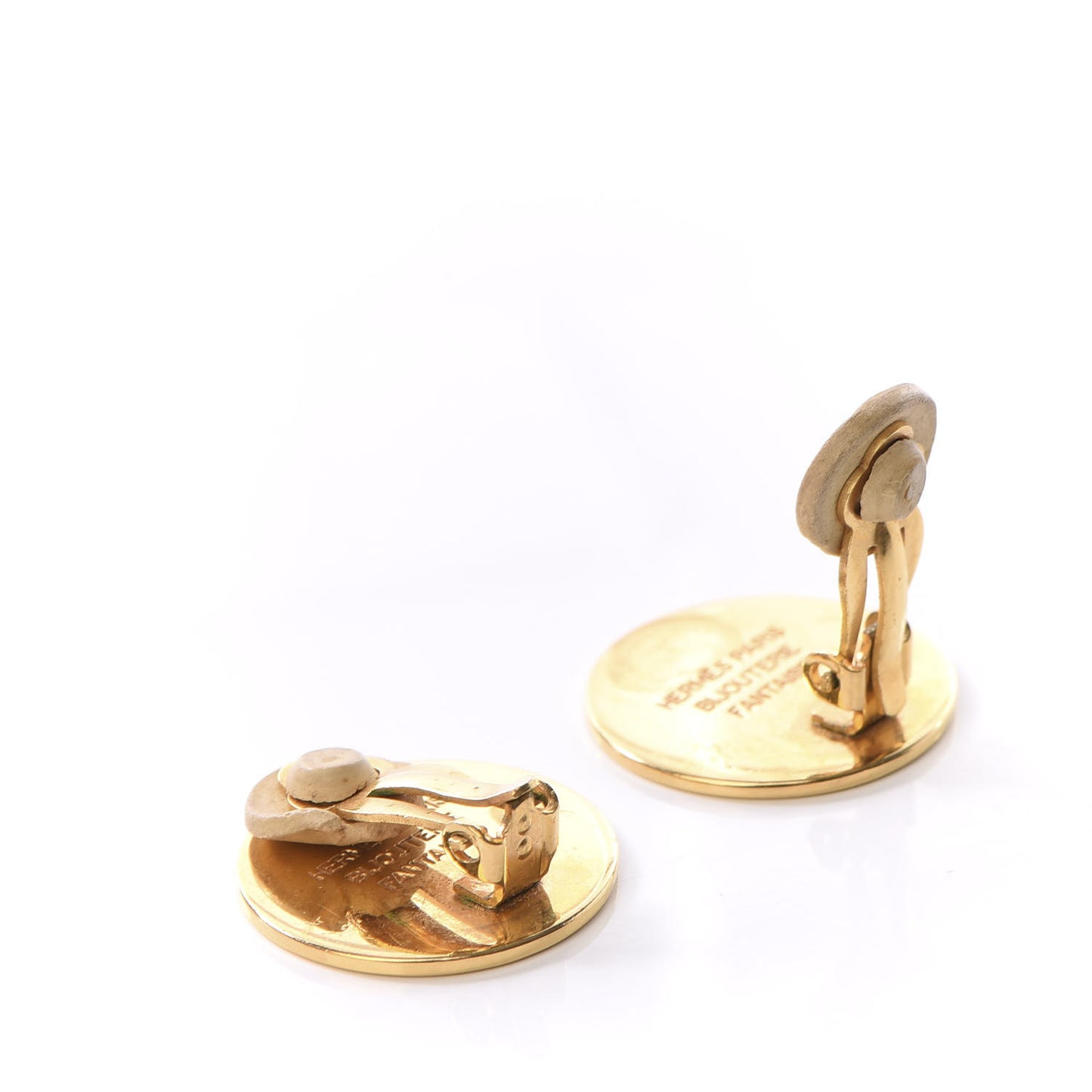 Clou De Selle Clip On Earrings Gold