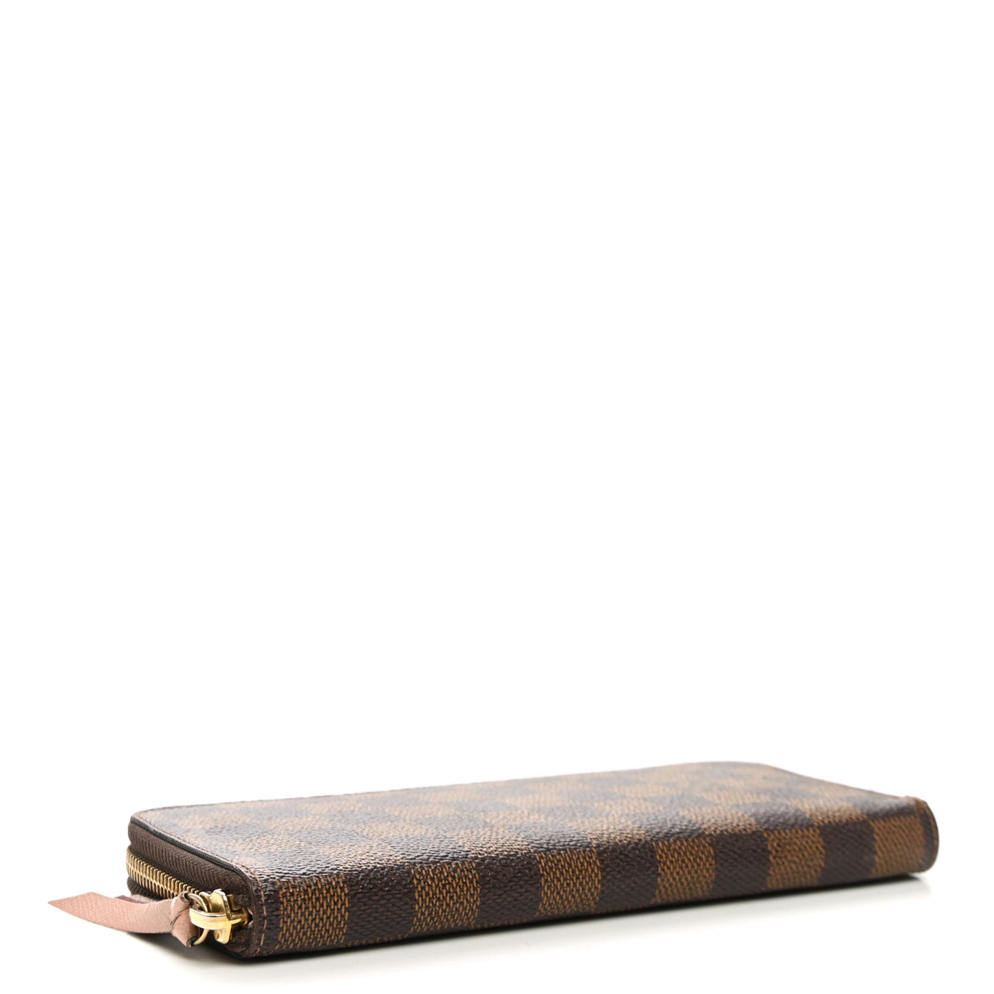 Damier Ebene Clemence Wallet Rose Ballerine