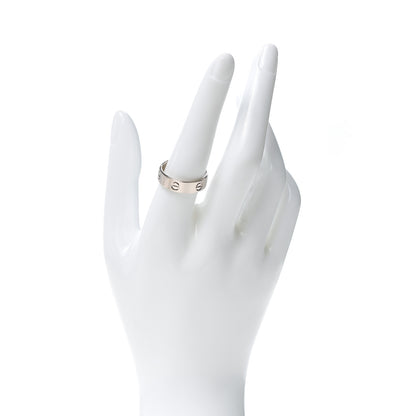 Cartier 18K White Gold 5.5mm LOVE Ring 58 8.25 2 of 5