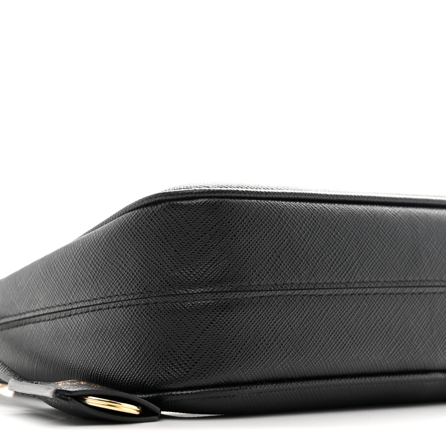 Prada Saffiano Lux Re-Edition 2005 Shoulder Bag Black 10 of 12