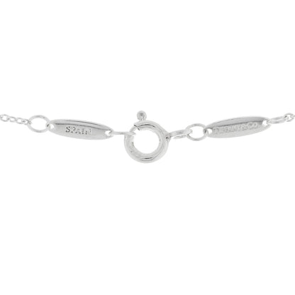 Tiffany Sterling Silver 11mm Elsa Peretti Open Heart Pendant Necklace 4 of 5