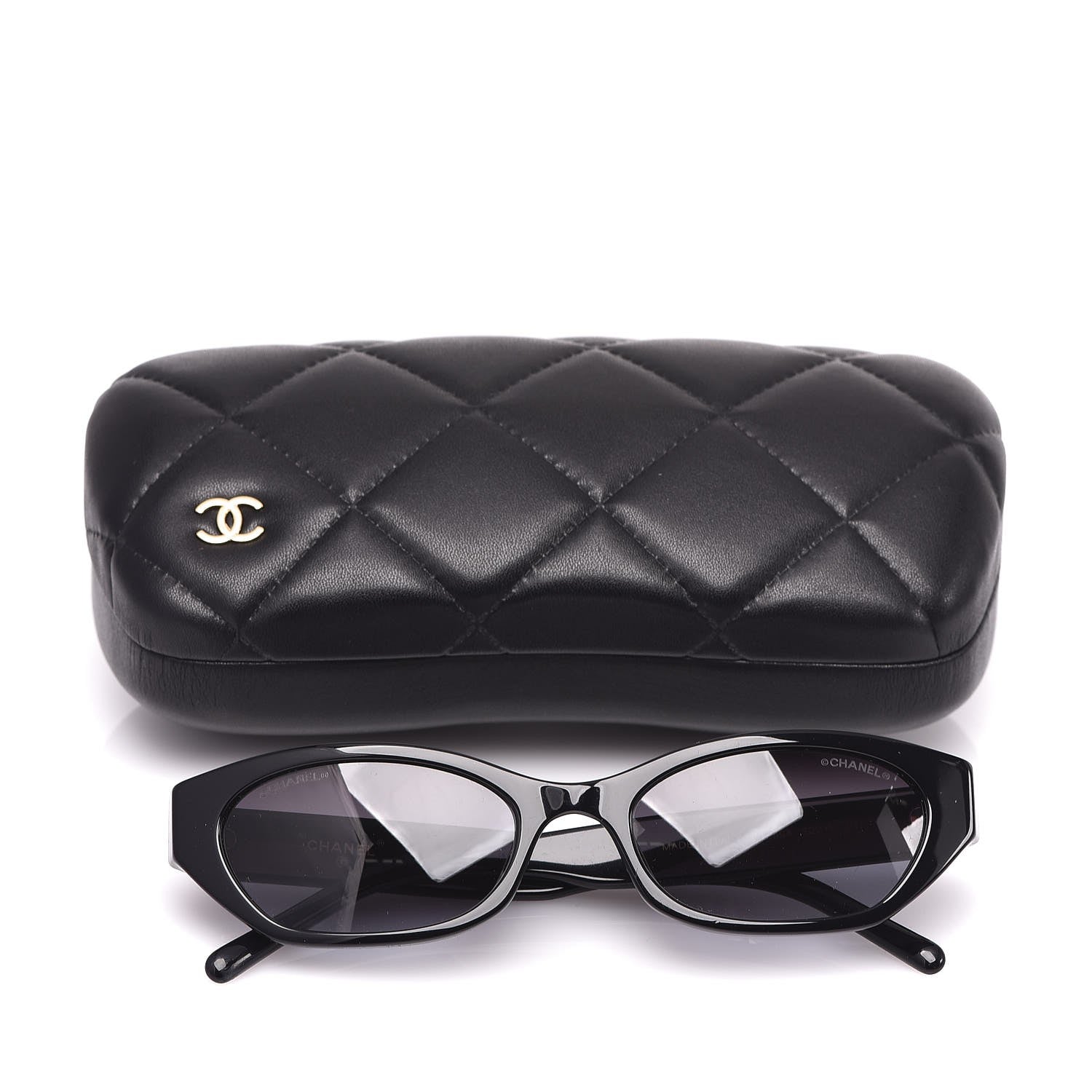 Chanel Rectangle Sunglasses A71280 Black 7 of 7