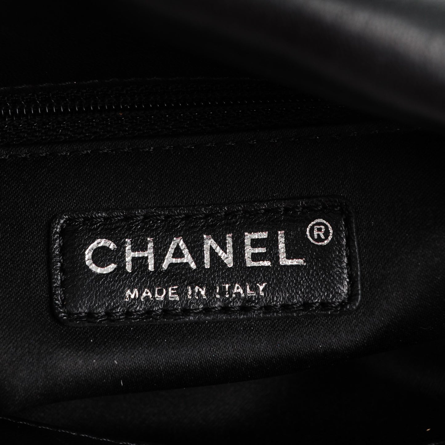 Lambskin Quilted 3 Large Flap Black