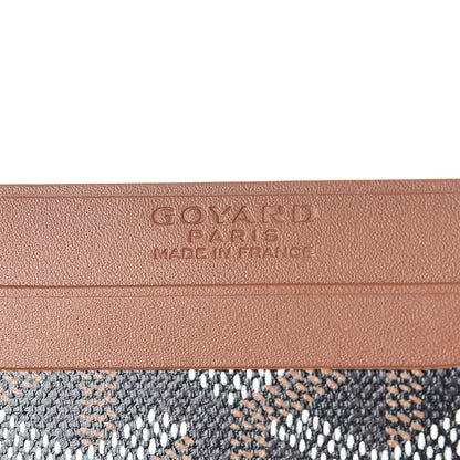 Goyard Goyardine Saint Sulpice Card Holder Black Gold 6 of 7