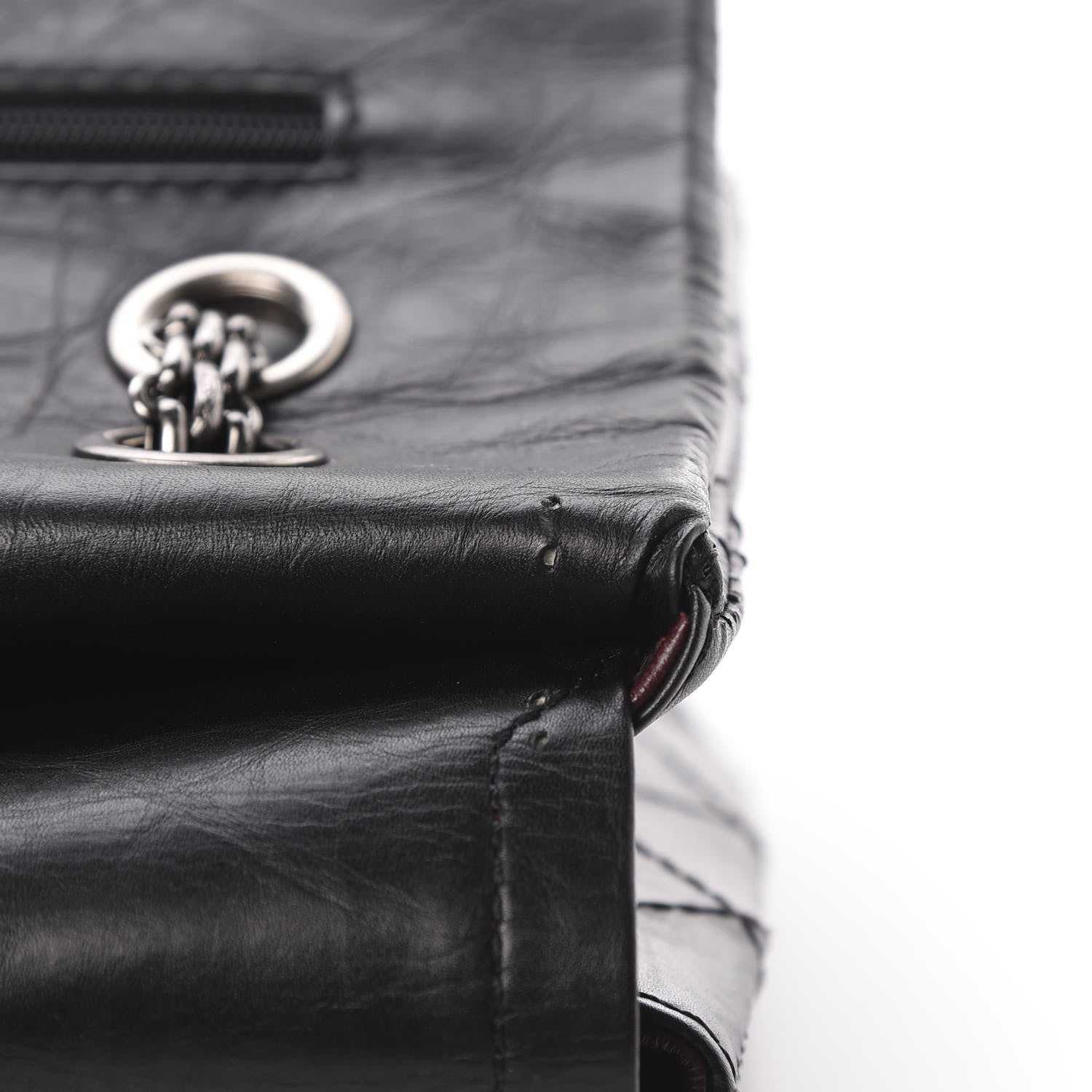 Chanel Aged Calfskin Quilted 2.55 Reissue 227 Flap Black 13 of 14