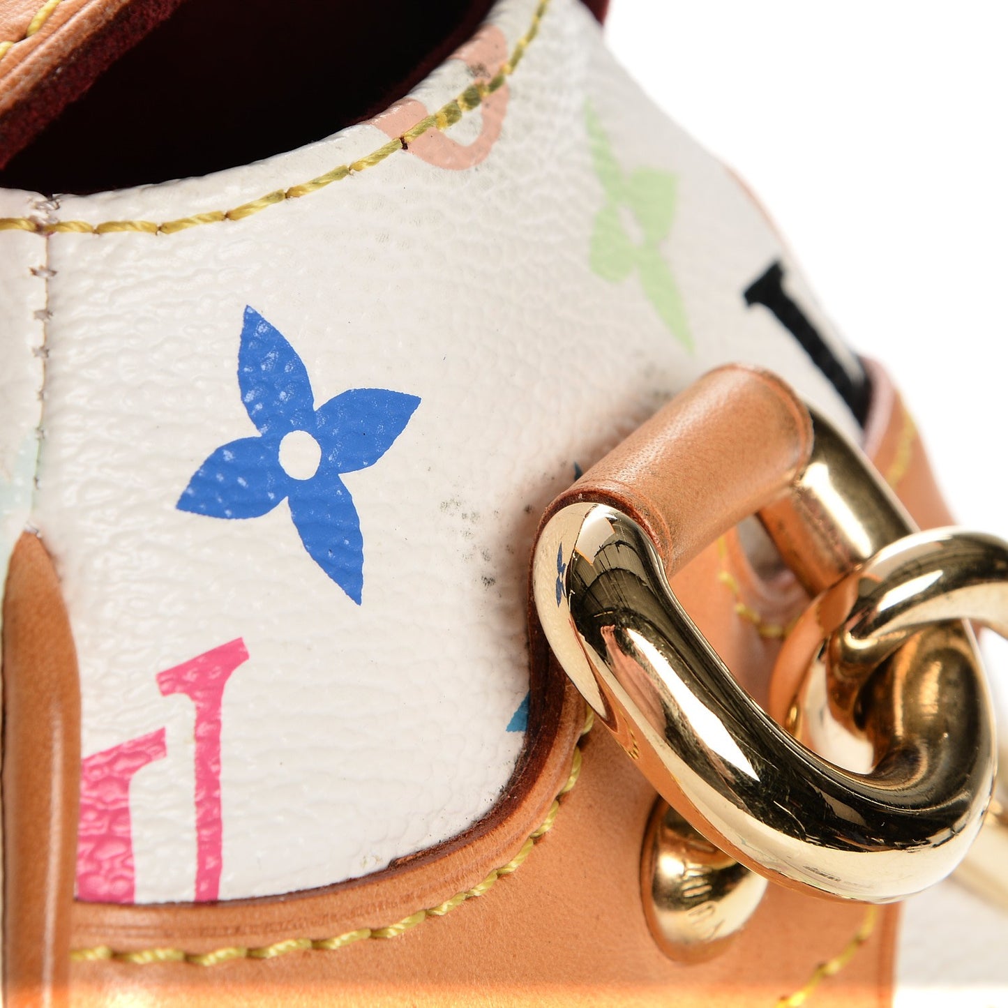 Monogram Multicolor Beverly MM White