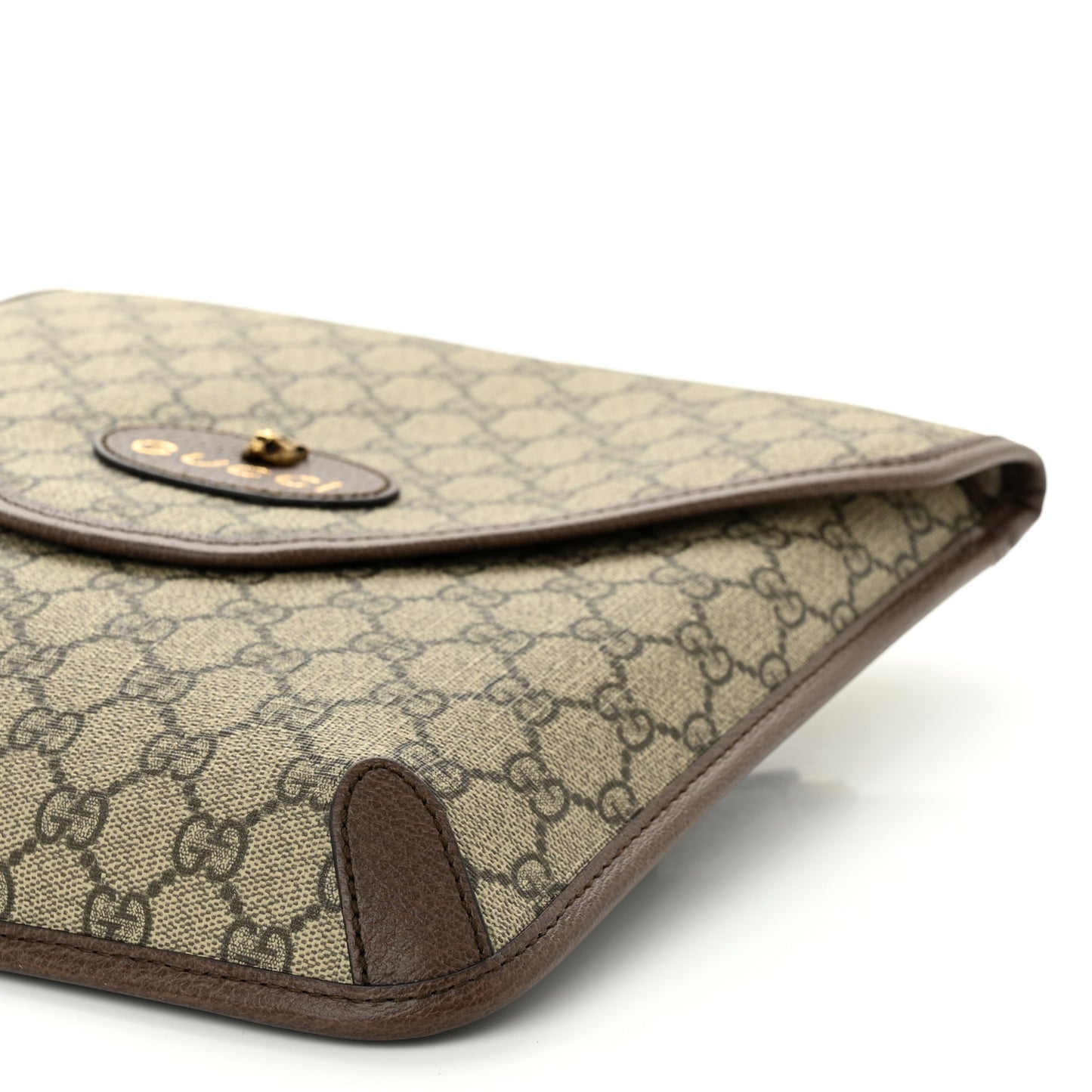 GG Supreme Monogram Web Medium Neo Vintage Flap Messenger Bag Beige New Acero