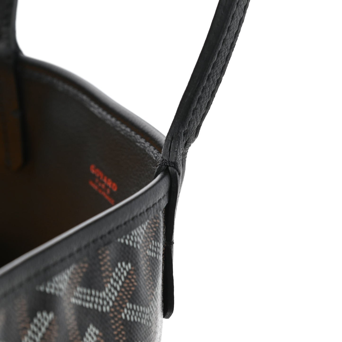 Goyardine Reversible Anjou PM Black