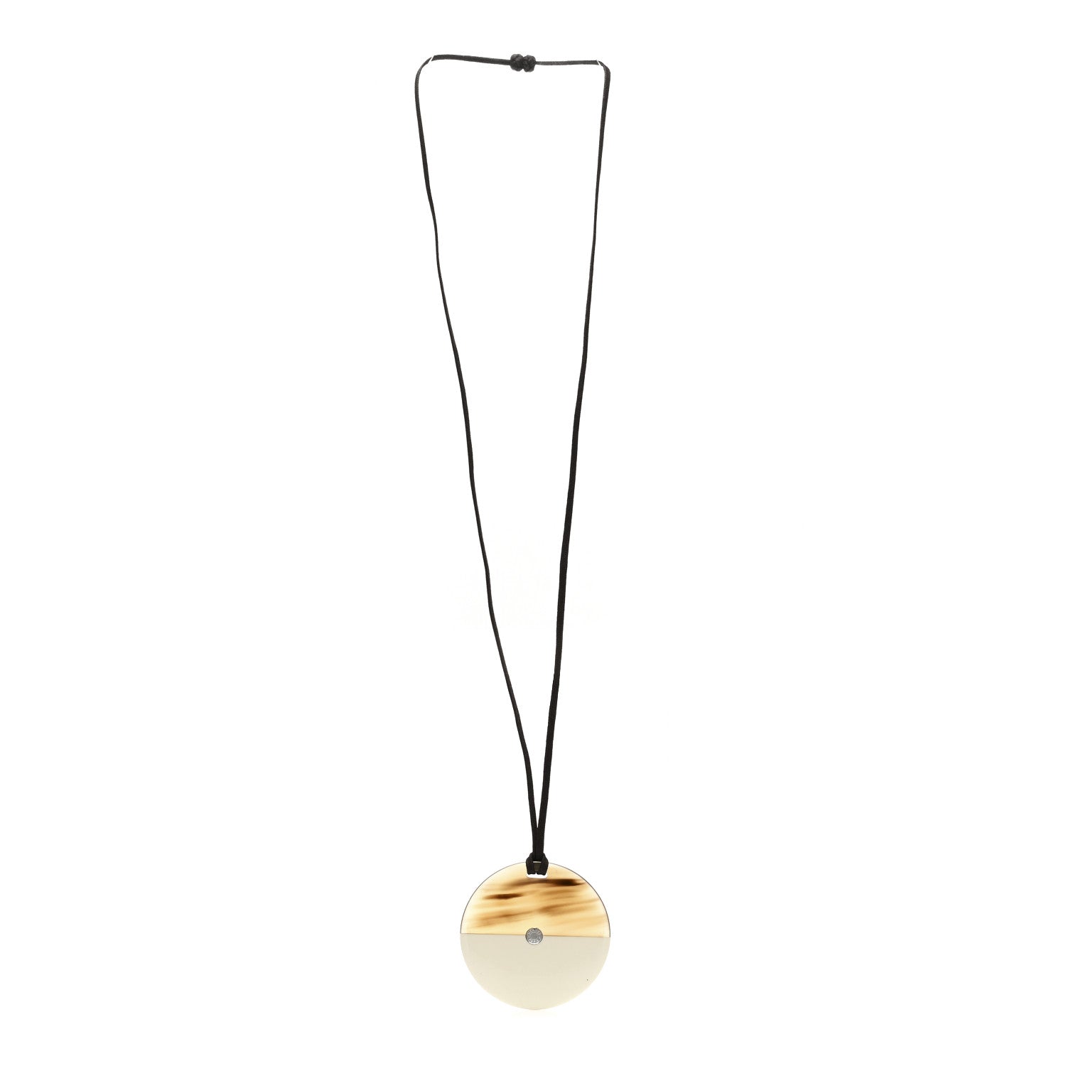 Hermes Buffalo Horn Minimale Necklace 3 of 5