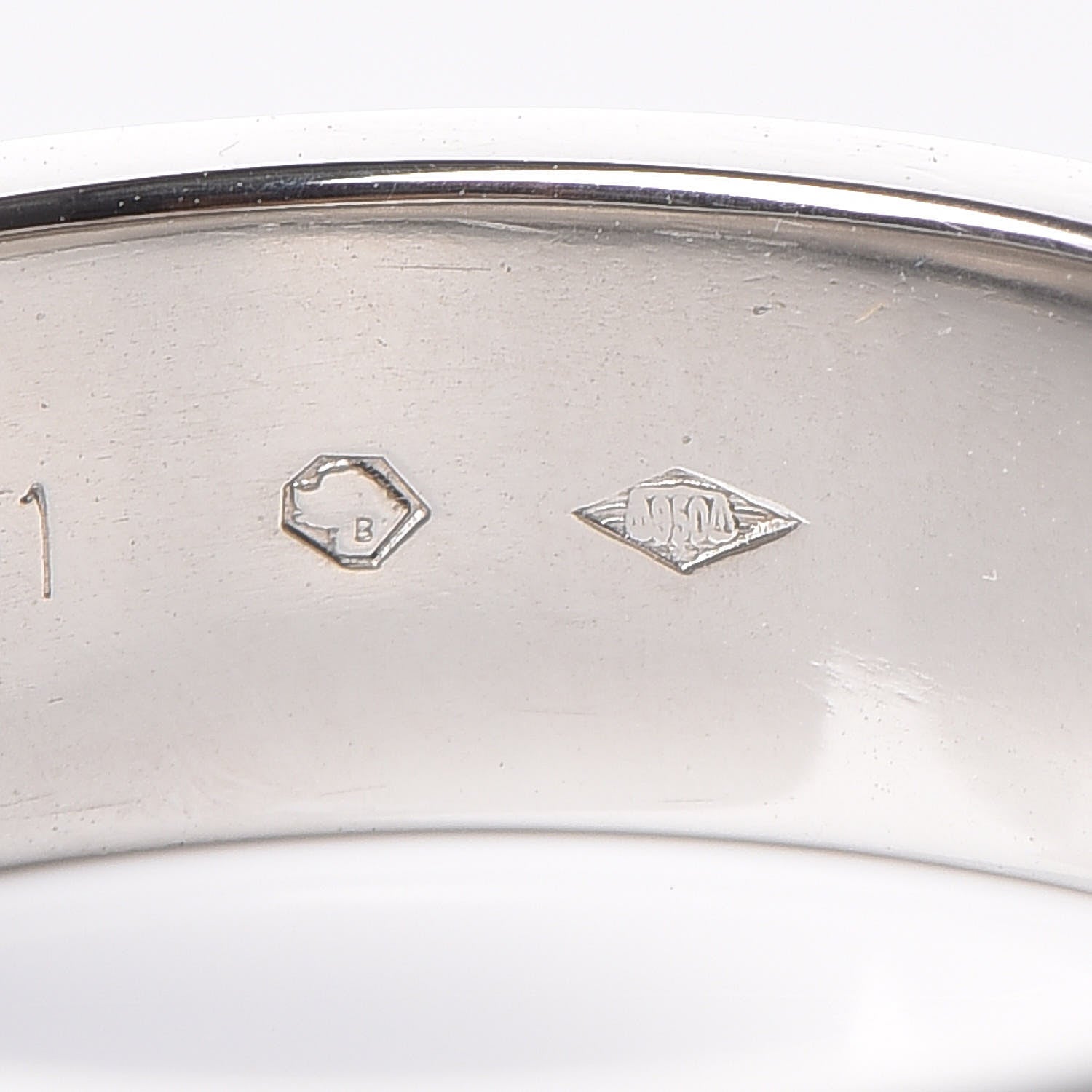 Cartier Platinum 5.5mm LOVE Ring 56 7.5 8 of 8