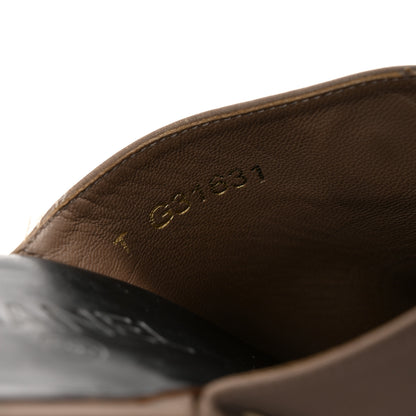 Chanel Calfskin Cork Cap Toe CC Clogs 38.5 Taupe Black 9 of 9