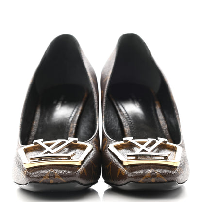 Louis Vuitton Monogram Madeleine Pumps 38.5 2 of 9