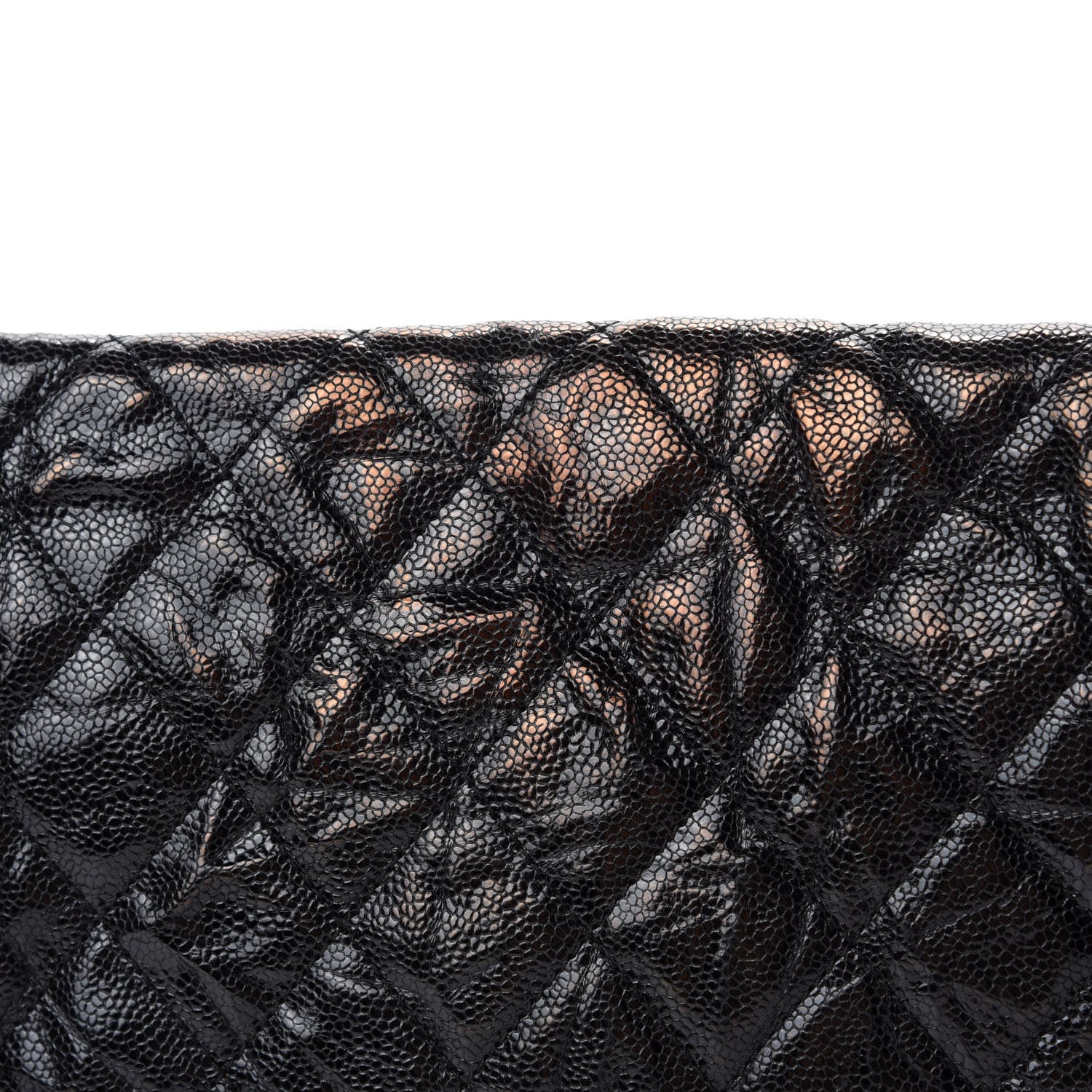 Chanel Crumpled Grained Calfskin Jumbo CC Crave Flap Black 9 of 14