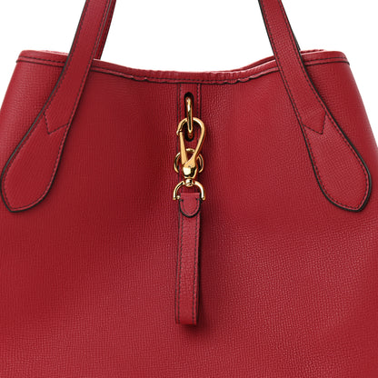 Burberry Grainy Calfskin Medium Honeybrook Tote Red 7 of 9