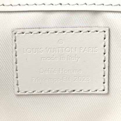 Louis Vuitton Calfskin LV Ornament Sac Plat 24H Optic White 6 of 9