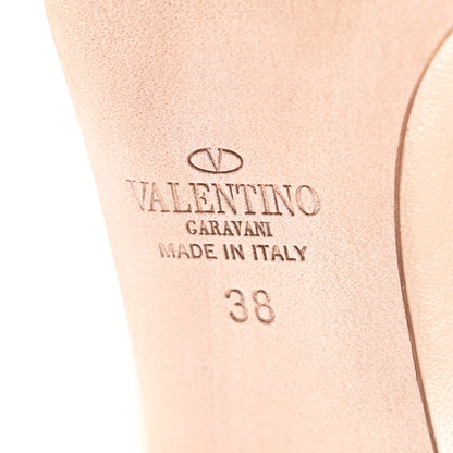 Valentino Garavani Nappa Rockstud Gladiator Lace Up Pumps 38 Poudre 6 of 9
