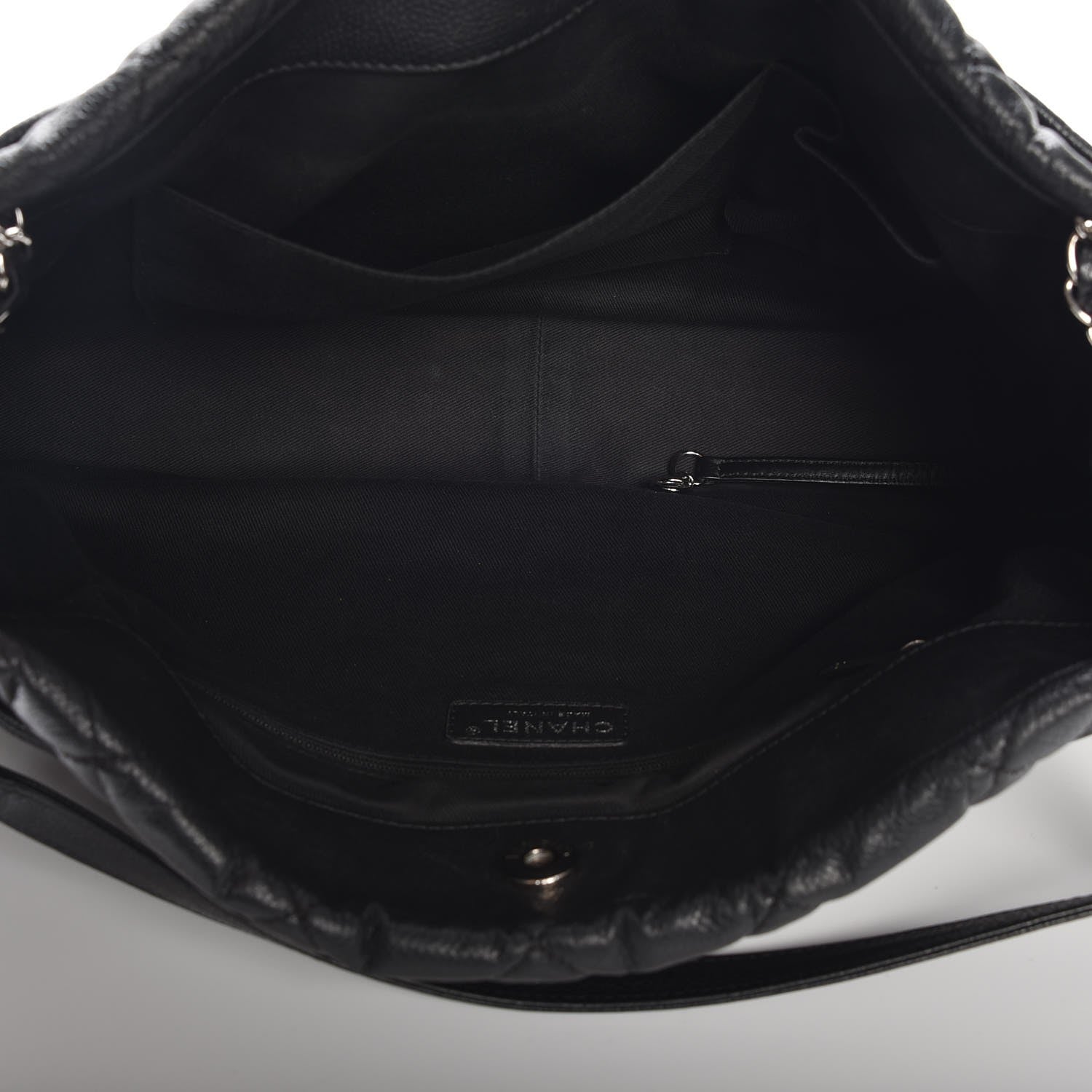 Chanel Caviar Quilted Timeless CC Soft Tote Black 5 of 11