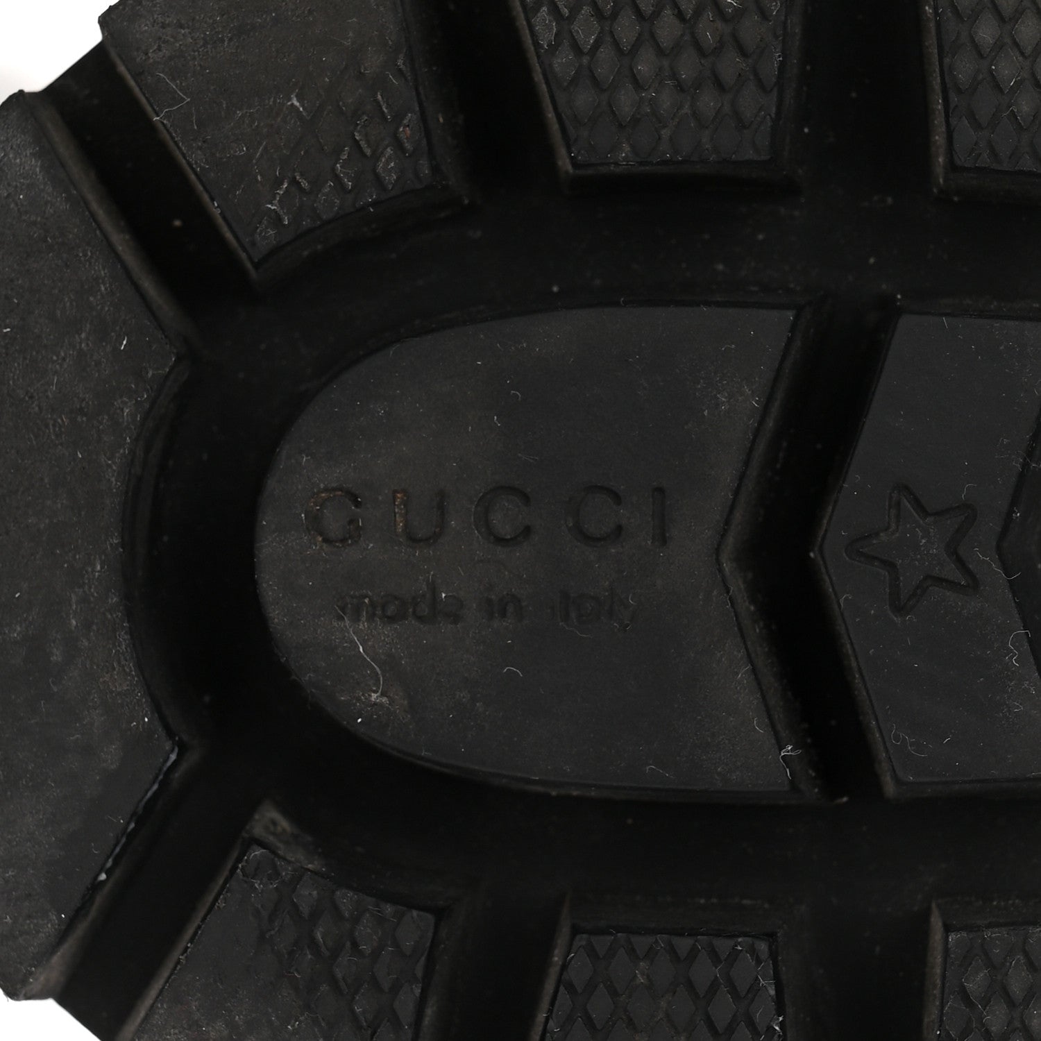 Gucci Nappa Frances GG Matelasse Platform Combat Boots 36 Black 7 of 10