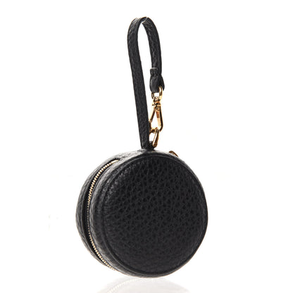 Fendi X FILA Calfskin Mania Backpack Help Bag Charm Black 4 of 11