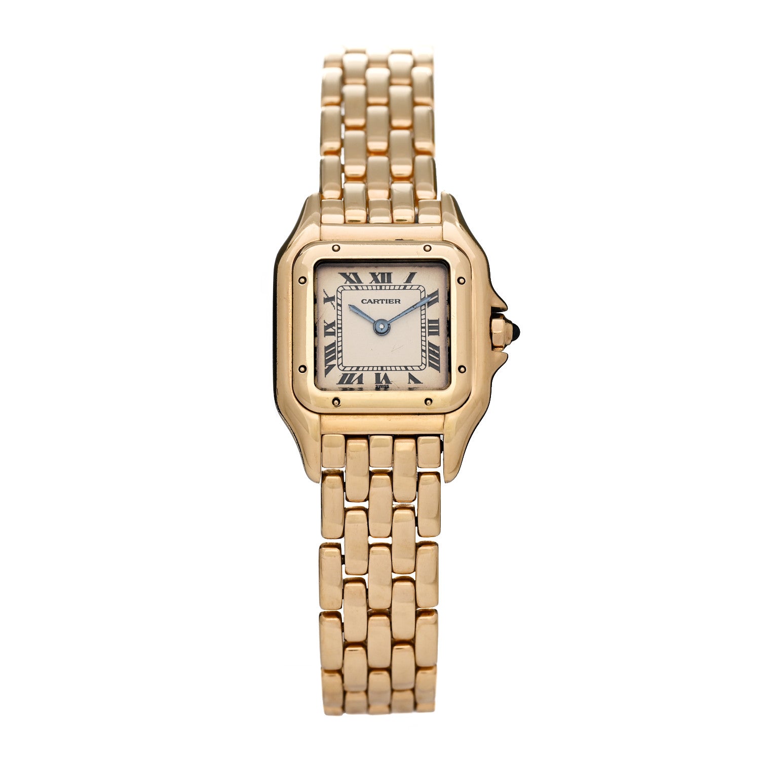 Cartier 18K Yellow Gold 22mm Panthere Quartz Watch 1 of 4