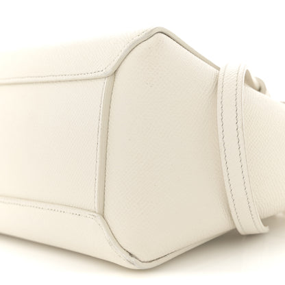 Celine Grained Calfskin Nano Belt Bag Chalk 9 of 12