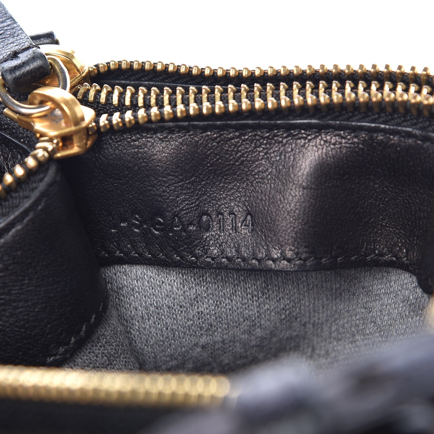 Celine Lambskin Small Trio Crossbody Bag Black 9 of 12