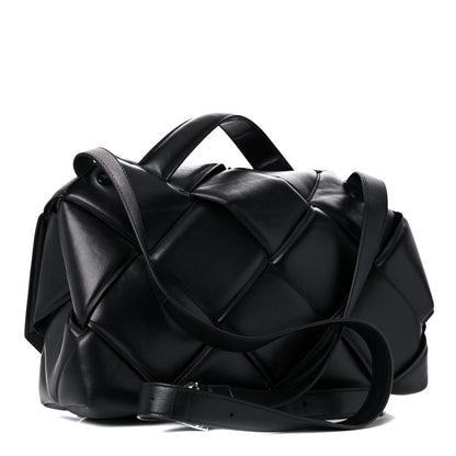 Bottega Veneta Nappa Intreccio Padded Top Handle Shoulder Bag Black 3 of 18