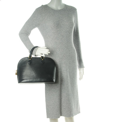 Louis Vuitton Epi Alma PM Black 2 of 8
