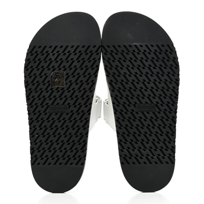 Hermes Calfskin Womens Chypre Sandals 37 White 5 of 9