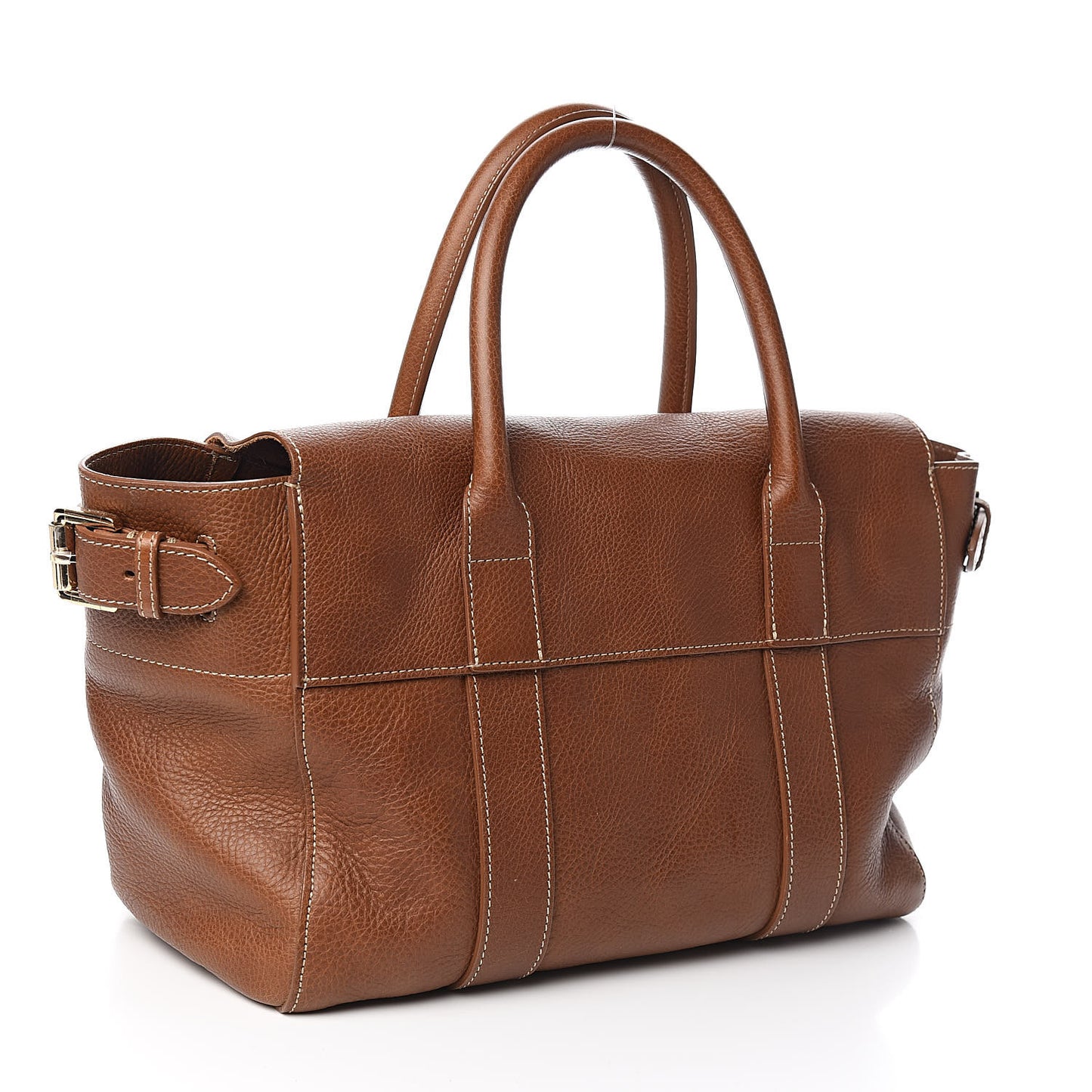 Natural Leather Small Buckle Bayswater Oak