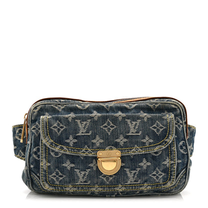 Louis Vuitton Monogram Denim Bum Bag Blue 1 of 10