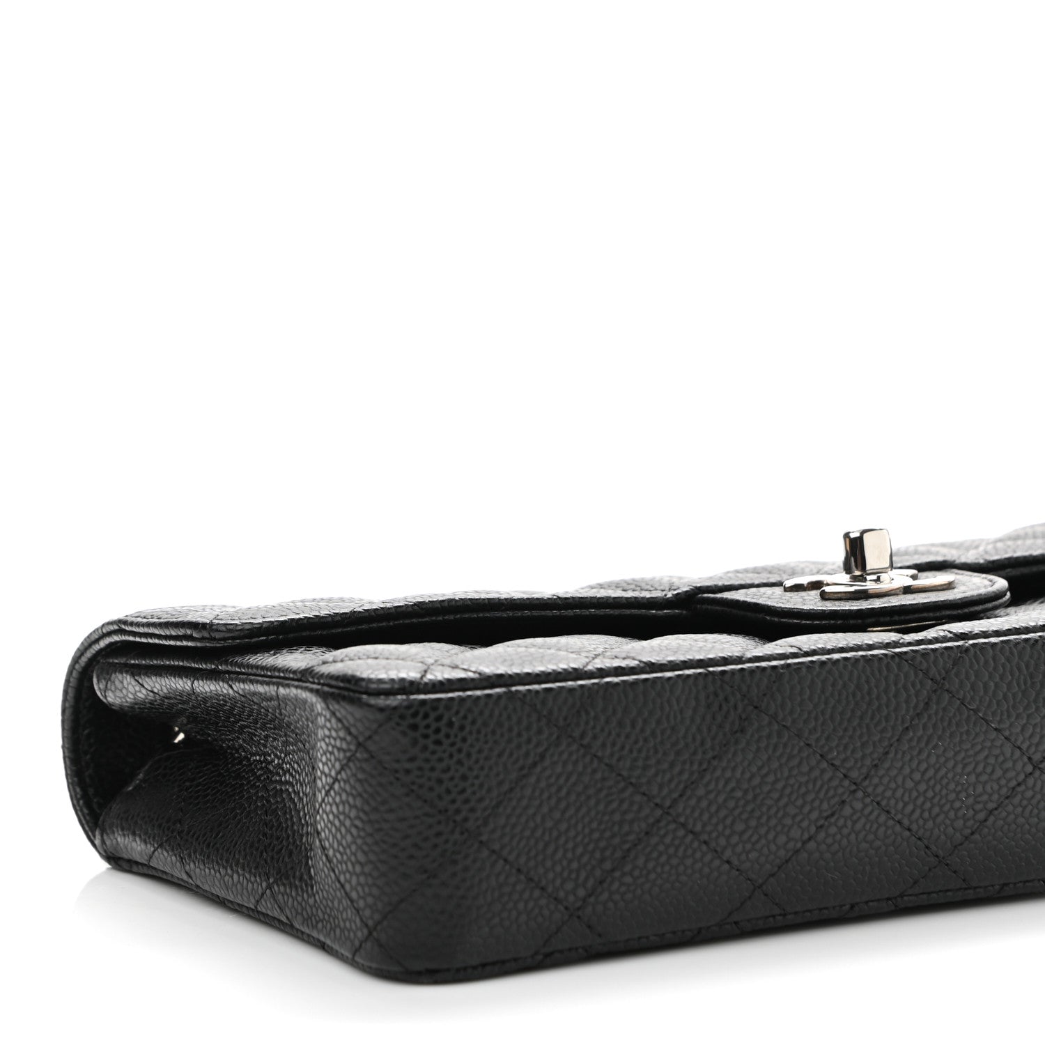 Chanel Caviar Quilted East West Flap Black 8 of 12