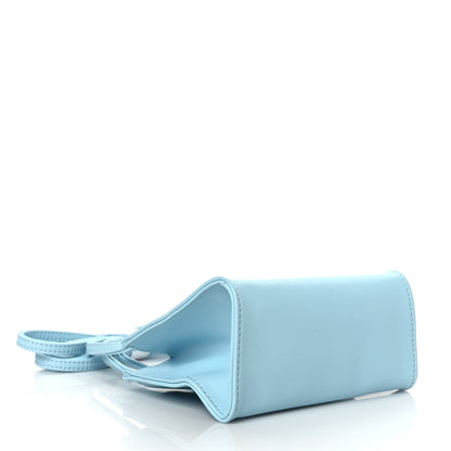 Telfar Vegan Leather Small Shopping Bag Pool Blue 4 of 8