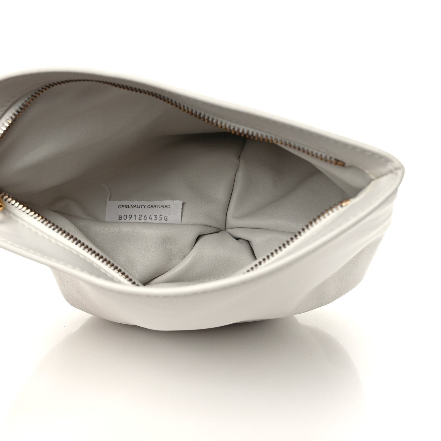 Bottega Veneta Calfskin Mini BV Twist Chalk 5 of 8