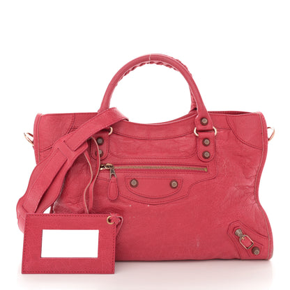 Balenciaga Agneau Giant 12 Rose Gold Hardware City Rose Thulian 3 of 16